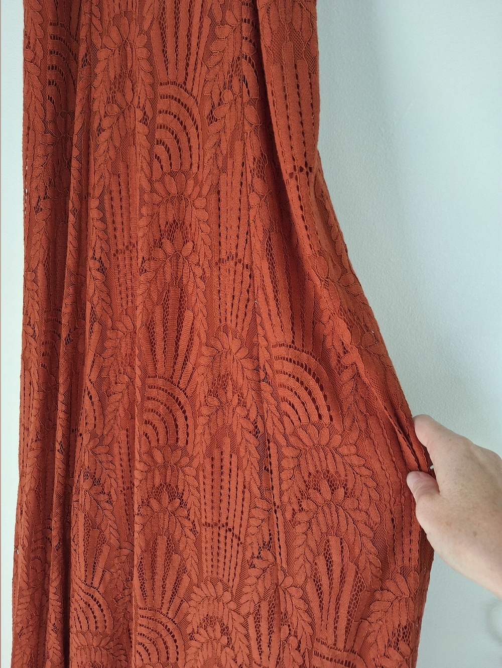 altar'd state Burnt Orange Maxo Dress Size S - Picture 3 of 8
